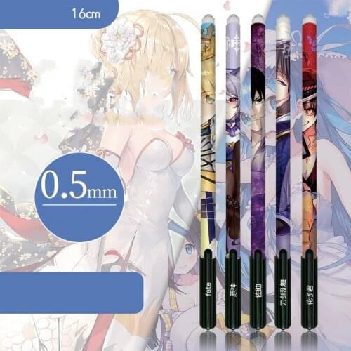 Demon Slayer Anime Gel Pens Cartoon One Piece Stationery Office Accessories Student Writing Supplies School Supplies Cute Kawaii