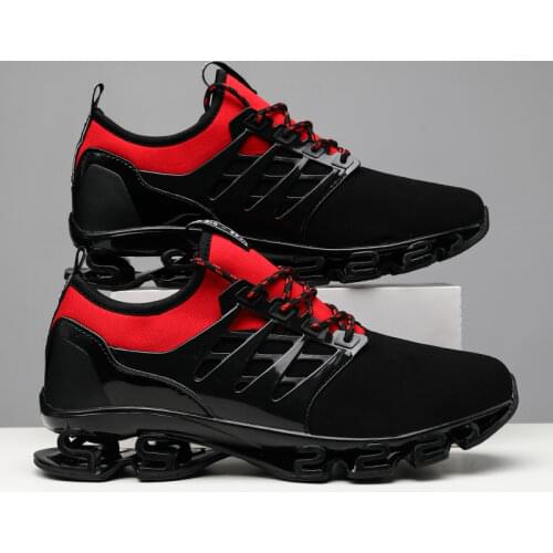 Men Running Shoes Trend Fashion Outdoor Sports Shoes Comfortable Shock-absorbing Sneakers