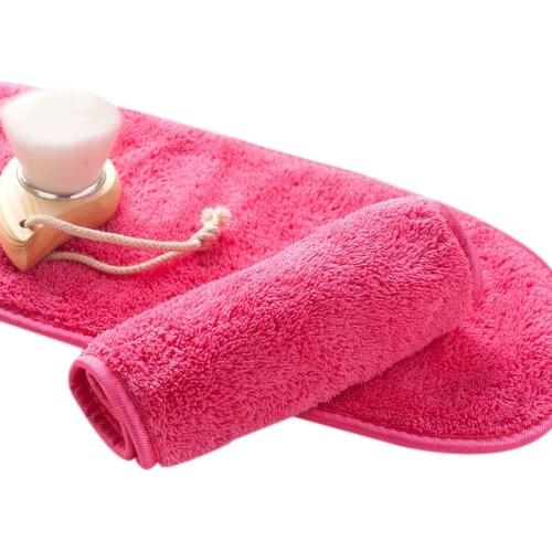 Natural Antibacterial Protection Makeup Remover Cleansing Beauty Wash Tools Reusable Microfiber Facial Cloth Face Towel