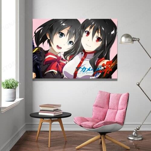 New Akame ga Kill! Posters On The Wall Modern Anime/Movie/Poster Canvas Wall Art Unframed