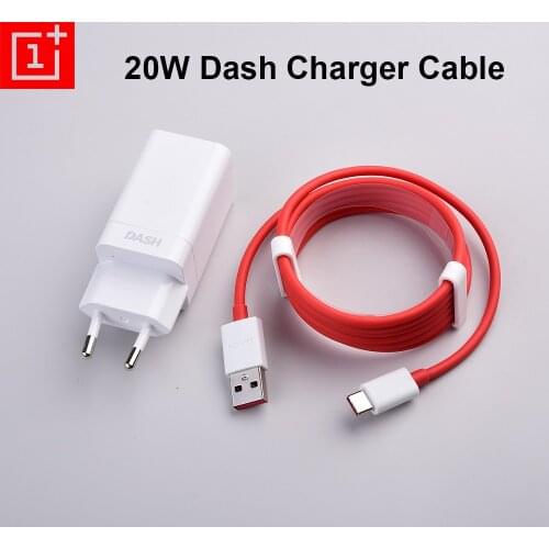 Original Oneplus 20W Dash Charger 5V4A Adapter 4A Type C USB Cable For One Plus 1+ 3 3T 5 5T 6 6T OPPO Realme Vivo Smartphones