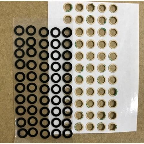 50set Back Camera Glass Lens for iPhone 7 8 Plus X XS Max XR Rear Cam Cover Ring 3M Sticker Adhesive Replacement Parts