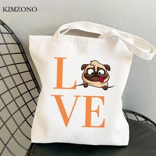 French Bulldog shopping bag shopping bolsas de tela grocery shopper bolso eco bag string net cabas