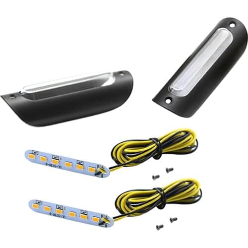 25mm LED Motorcycle Handlebar Tail Flashing Turn Signal Light End Indicator