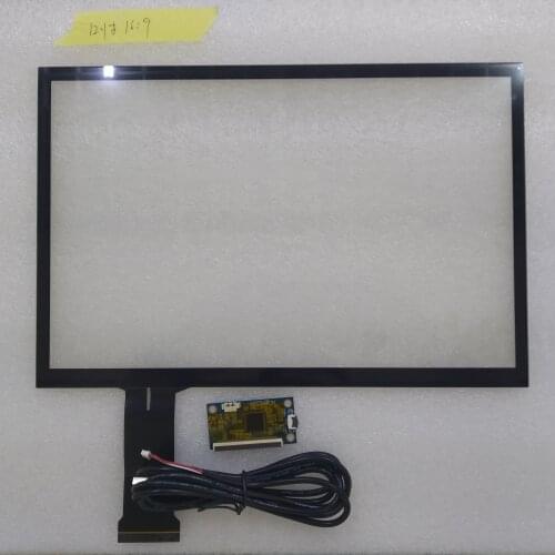 Universal Capacitive Compatible for 16:10 LCD 12.1" Monitor Display Touch Panel Controller Screen