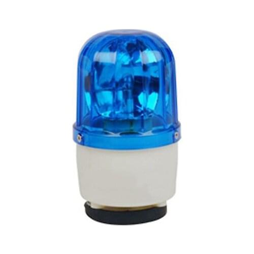 1)Blue Magnetic Adsorption Rotating Beacon Warning Caution Light Lamp No Buzzer