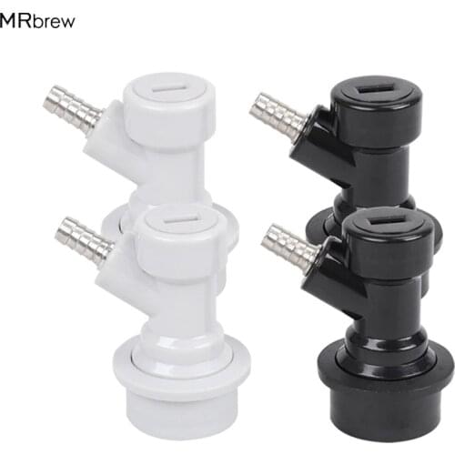 2Pairs Homebrew Ball Lock Keg Disconnect Liquid and Gas Barbed Connectors Cornelius Corny Kegerator Beer