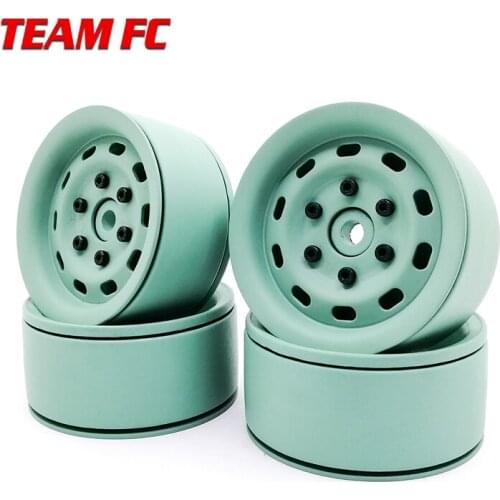 4pcs ALLOY ROCK CRAWLER BEADLOCK WHEEL RIM 1.9" FOR AXIAL RACING SCX10 TRX-4 TF2 JEEP RC CAR S284