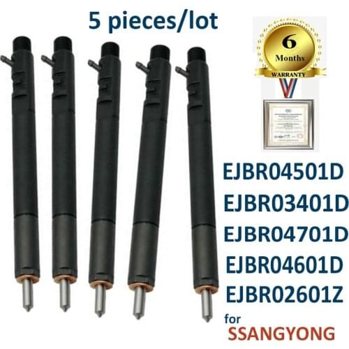 5 pieces/lot EJBR04501D EJBR03401D EJBR04701D EJBR04601D EJBR02601Z ORLTL Injector nozzle For SSANGYONG Actyon Kyron Euro 4