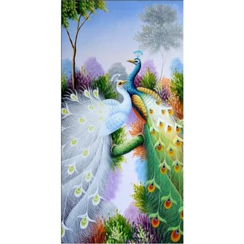 Diamond Painting Cross Stitch"Animal Peacock" 5D Full Square Drill Daimond Painting Kit Diamant Embroidery Handmade Art Gift H21