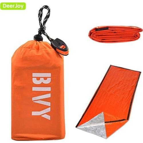 Life Bivy Emergency Sleeping Bag Thermal Bivvy Use as Emergency Bivy Sack Survival Sleeping Bag Mylar Emergency Blanket