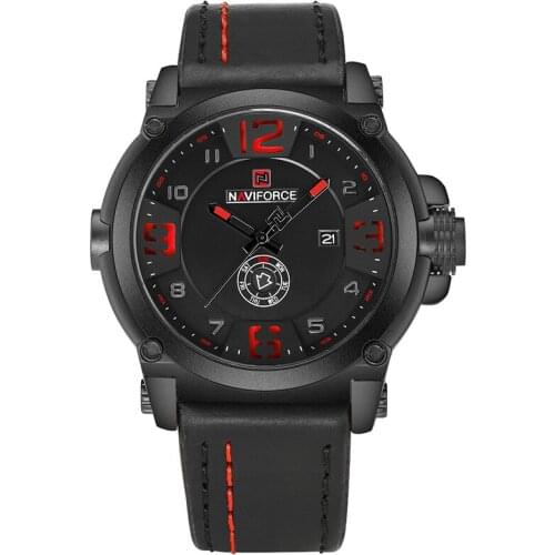 Top Brand NAVIFORCE Luxury Mens Watches Business Waterproof Quartz Wristwatch Fashion Sports Watch Men Leather Male Clock