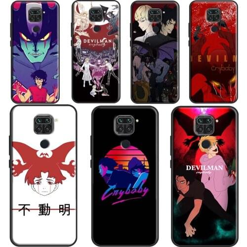 Akira Fudo Devilman Crybaby Case For Xiaomi Redmi Note 10 Pro Note 7 9 8 Pro Note 9S 8T Cover For Redmi 9T 9C 9A 7A 8A