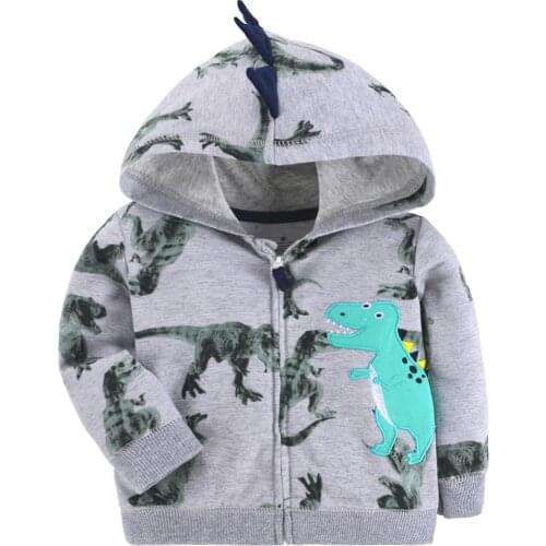 Spring & Autumn Kids Jackets for Girls Boys Fall Clothes Fashion Hoodies COTTON Zip Coat 9m-3t