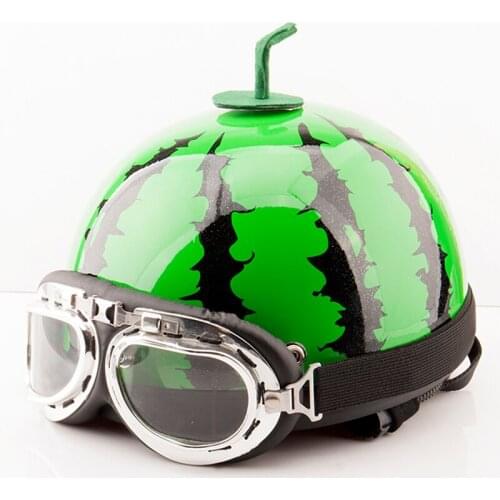 Children Motorcycle Watermelon Half Helmets Motorbike Strawberry Fashion Summer Helmet Racing Goggles Bike Riding Cute Helmet