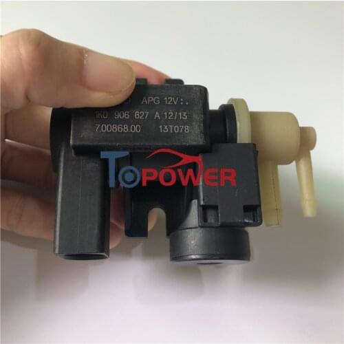 Turbo Boost Pressure Solenoid Converter Valve OEM 1K0906627A 1K0906627B 1J0906627B for Audii A1 A3 S4 TT VWW Amarok Beetle Golf