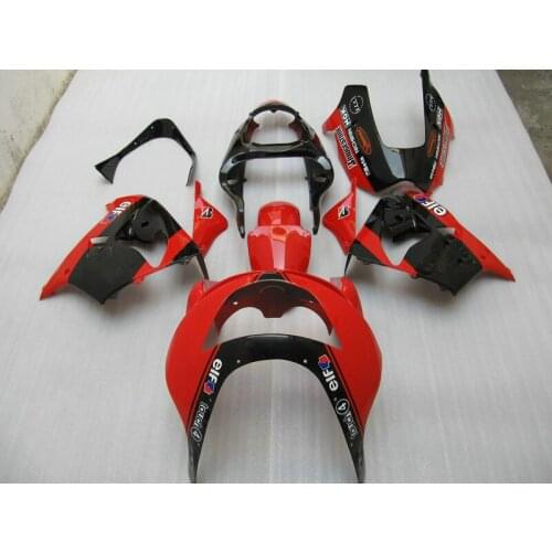 ABS plastic full Fairing kits fit for Kawasaki ZX-9R 1998 1999 NINJA zx9r 98 99 red black bodywork fairings set KH39