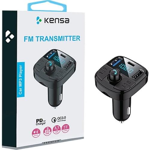 KT-322 M3 PLAYER FM New LED FM Transmitter Bluetooth-compatible Music Player support