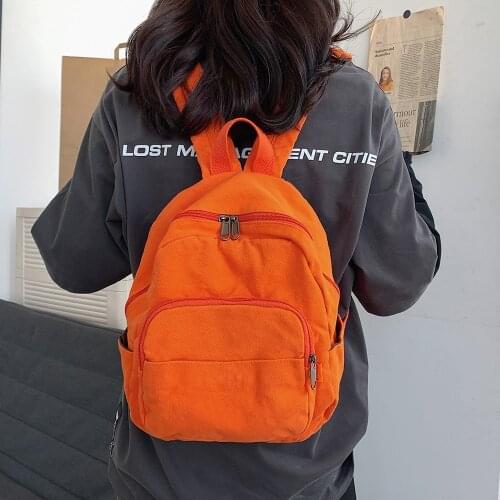 Fashion Womens Backpack Denim Travel Backpacks Female College Schoolbag Student school bags for girls retro canvas backbag 2021