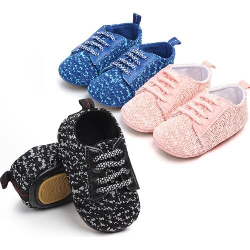 New 2020 Spring / Autumn Baby shoes Newborn Baby Boy Baby Girl Toddler shoes Sneakers soft bottom casual shoes First Walker