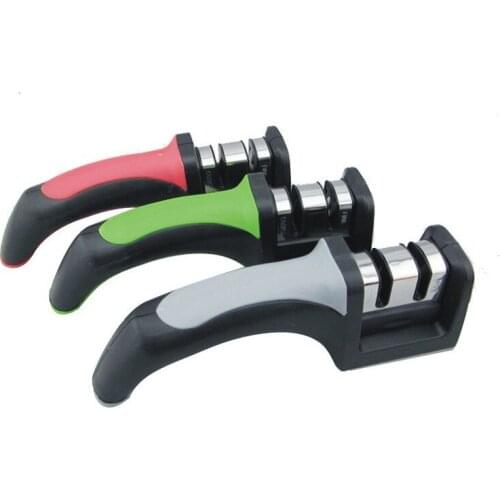 New Two Stages Diamond Ceramic Kitchen Knife Sharpeners Sharpening Stone Household Sharpener Kitchen Knives Tools