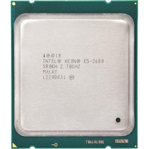 Intel Xeon E5 2680 E5-2680 Processor 2.7GHz 20M Cache 8 GT/s LGA 2011 CPU Suitable X79 motherboard