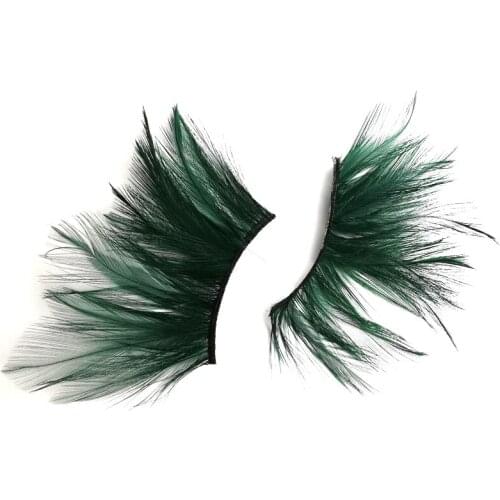 6D False Colored Eyelashes Natural Real Mink fluffy Style Eye lash Extension Makeup Colorful Eyelash