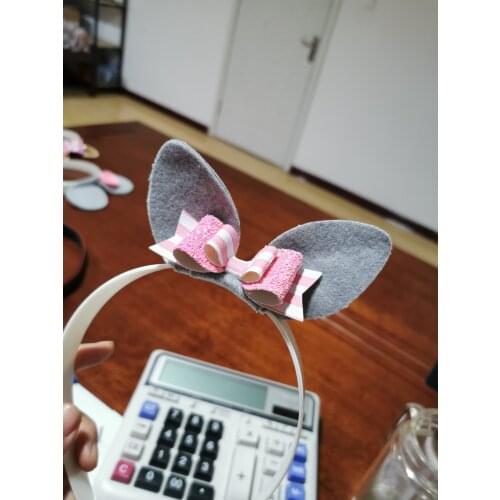 Head band cutting die bunny ear shape die cuts jigscut-A9890006