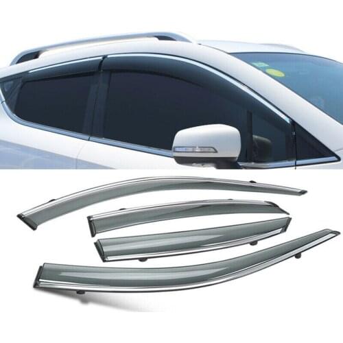 Sun Shield Door Window Visor W/ Chrome Trim For Honda CRV CR-V 2012-2016 Car modification Auto parts