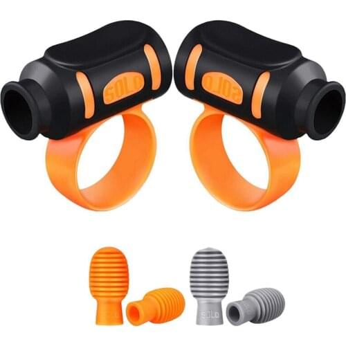 SOLO 6PCS Drumsticks Accessories Set 5 Drum Sticks Control Clips Drumsticks Grip Drum Dampener for Beginner Easy Stick Twirl