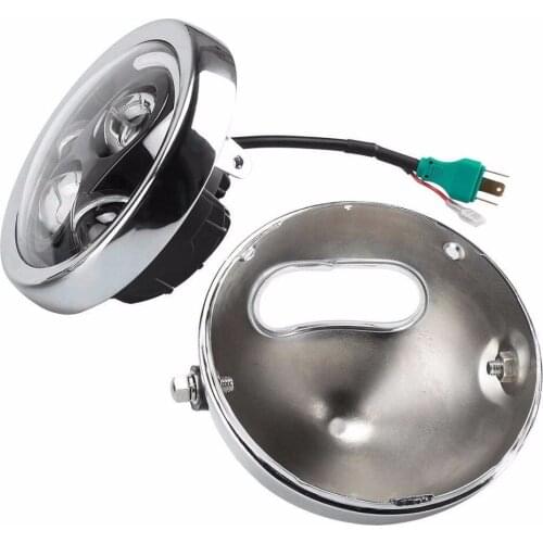 5 3/4" black round motorcycle 5.75 inch LED headlight housing Bucket for FXWG Chopper 5.75" Headlight Housing