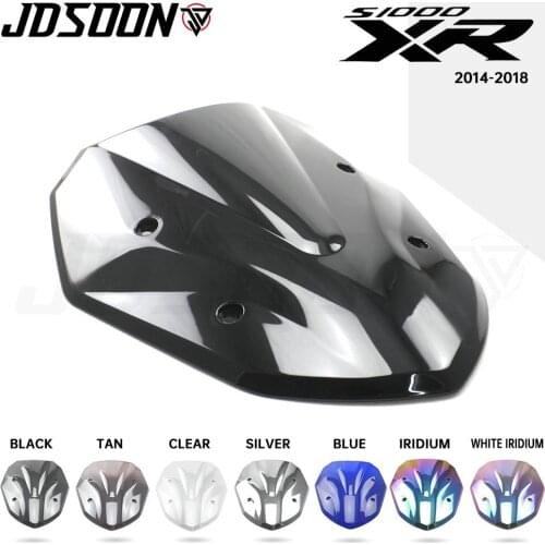 Windscreen For BMW S1000XR S 1000 XR K49 2015 2016 2017 2018 2019 Wind Screen Deflectors Windshield Black Smoke Iridium