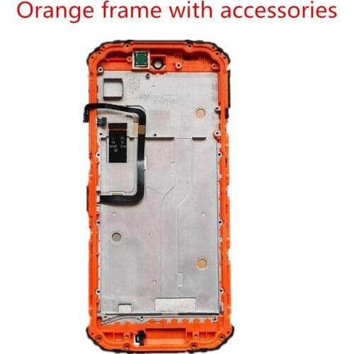 For Oukitel WP6 LCD Display With Frame+Touch Screen Digitzer Assembly Repair Panel Glass+fingerprint Sensor+Earpiece+FPC