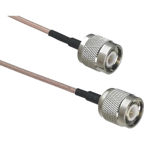 1Pcs RG316 TNC Male to TNC Male Plug Connector Straight RF Jumper pigtail Cable 4inch~10M