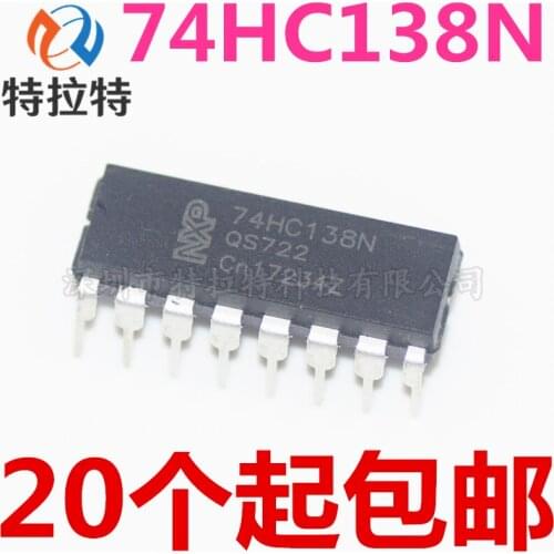 10PCS/LOT SN74HC138N DIP16 SN74HC138 DIP 74HC138N 74HC138 DIP-16 new and original IC