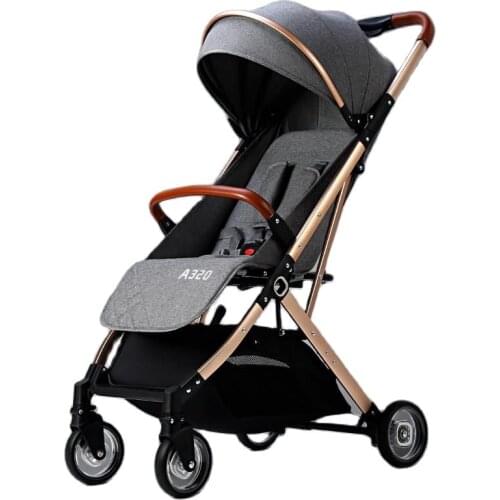 2021 Baby strollers ultra-light and foldable to sit or lie high landscape fashion baby umbrellas can be on plane