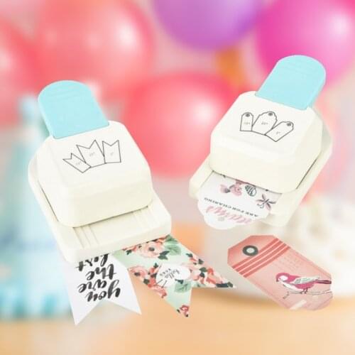 3 in 1 Tag Punch Corner Cutter Paper Punch Scrapbooking Bookmark Punchin Machine