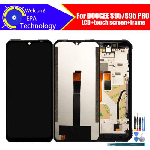 6.3 inch Doogee S95 LCD Display+Touch Screen Digitizer Assembly 100% Original LCD+Touch Digitizer for DOOGEE S95 PRO+Tools