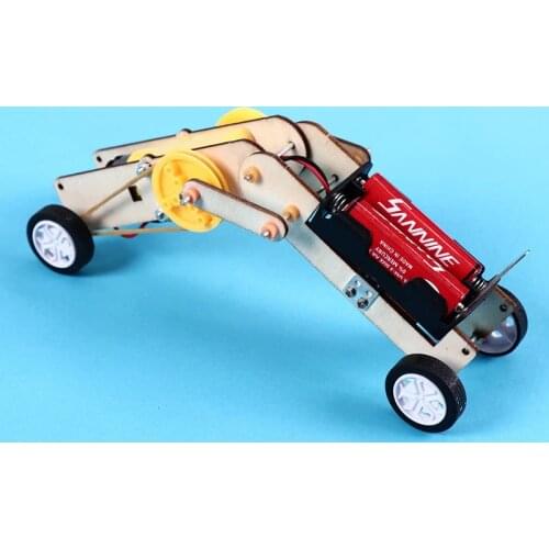 Safe Electric Crawling Robot Kits Assembled Model Technology Educational Science Toys