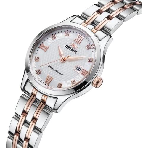 100% Original Orient Ladies Quartz Watch Sapphire Crystal Dial Stainless Steel Straps Fashion Watches Warranty