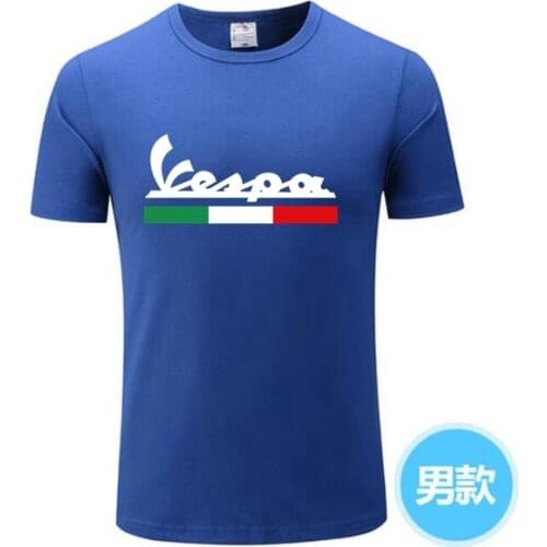 2021 Brand Men Classic T Shirt Mens Womens Vespa Print T-Shirt Motorcycle Casual Men Women TShirt Man TShirts XXXL