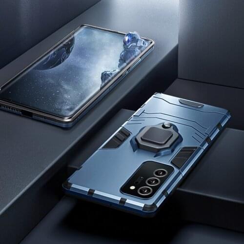 With stand Ring Hybrid case For Samsung Galaxy Note 20 Ultra Hard PC Armor shockproof protective back cover for samsung note 20