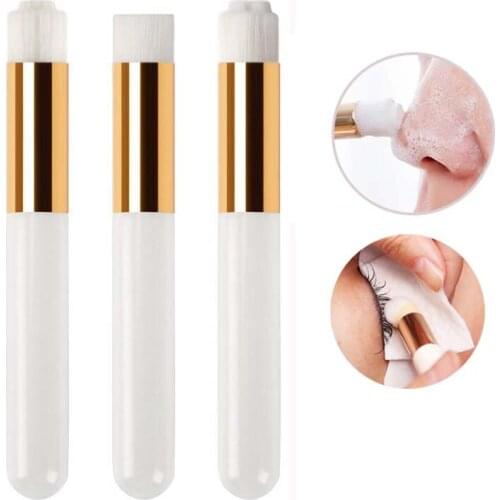 1pc Eyelash Cleaning Brush Blackhead Nose Eyebrow Clean Portable Acne Remover Tool Makeup Concealer Beauty Accessories