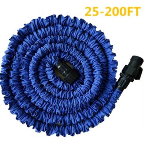 Garden hose for watering hose flexible expandable hose pipe water irrigation car wash quick connector valve 25-200FT