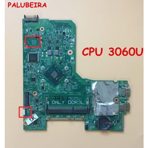 PALUBEIRA FOR Dell Inspiron 15 3552 14 3452 Laptop Motherboard PW4MN 0PW4MN CN-0PW4MN WITH N3060 CPU 100% tested fully work