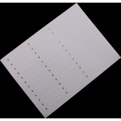 Music Learn Practice Piano Stave Keyboard Sticker for Piano