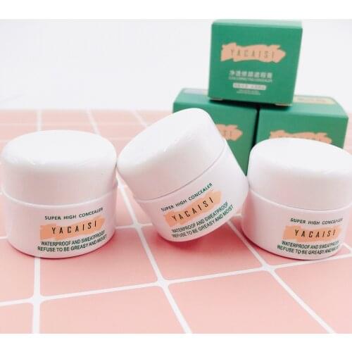 Delicate Makeup Korean Style High Quality Matte Use Effect Oil Control Long Lasting 3 Colors Concealer