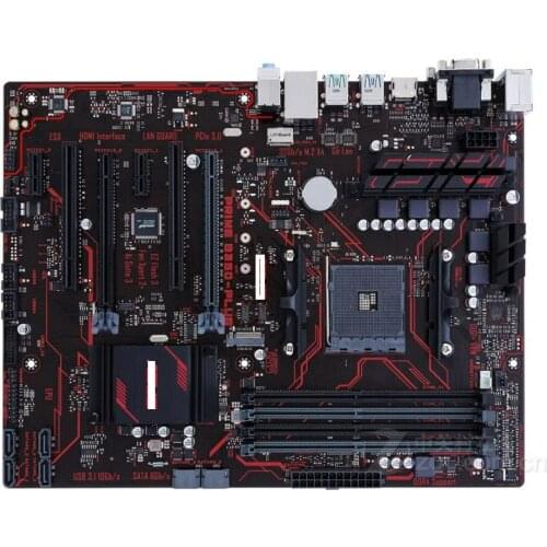 New ASUS PRIME B350-PLUS motherboard Socket AM4 DDR4 USB3.0 HDMI-compatible DVI VGA 32GB B350 desktop motherboard