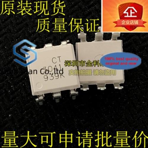 10pcs 100% orginal new in stock Optocoupler CT3041(S)(T1) SMD-6 compatible with MOC3041 coupler straight plug DIP
