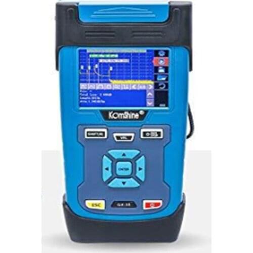 OTDR QX45 Plam Type OTDR 1310/1550nm 32/30dB FTTH KomShine QX45Fast optical fiber OTDR Tester 15 Hours Battery Operation